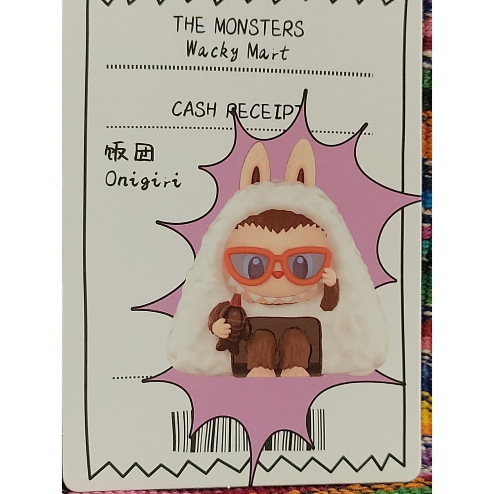 POP MART x Labubu The Monsters Wacky Mart Series Figure Doll Toy - Onigiri